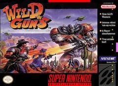 Nintendo SNES Wild Guns (Label Damage)
